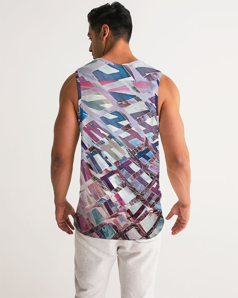 Grid Locked Men's Sports Tank