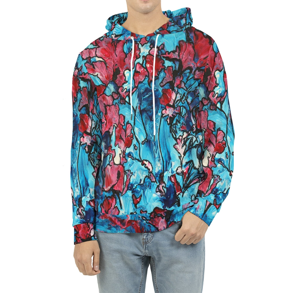 Roses Are Read Men's Hoodie