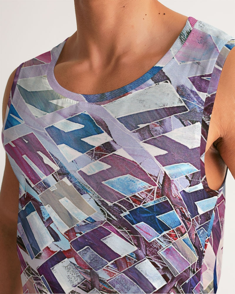 Grid Locked Men's Sports Tank
