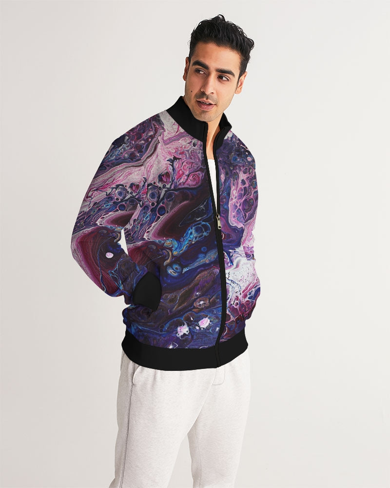 Lavender Retrograde Men's Track Jacket