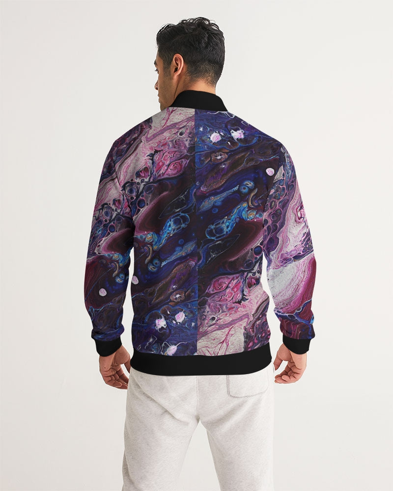 Lavender Retrograde Men's Track Jacket