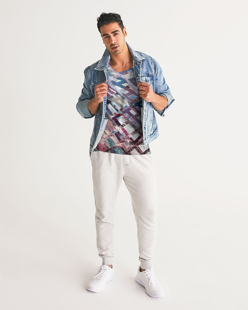 Grid Locked Men's Sports Tank