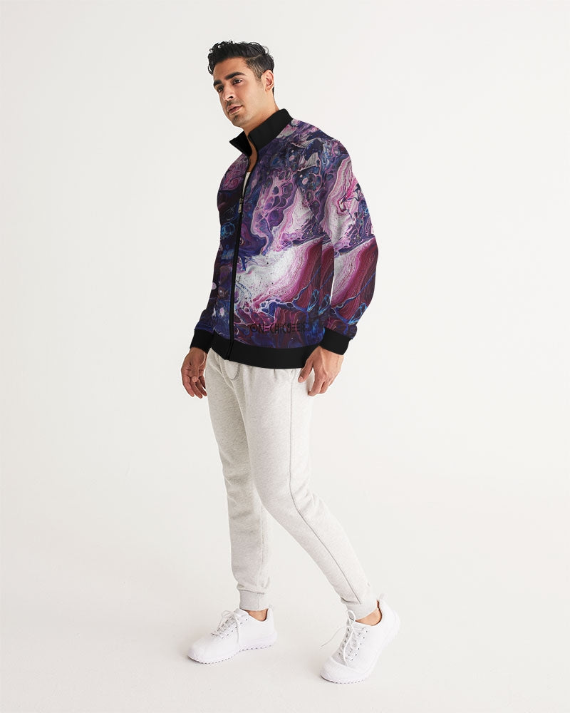 Lavender Retrograde Men's Track Jacket