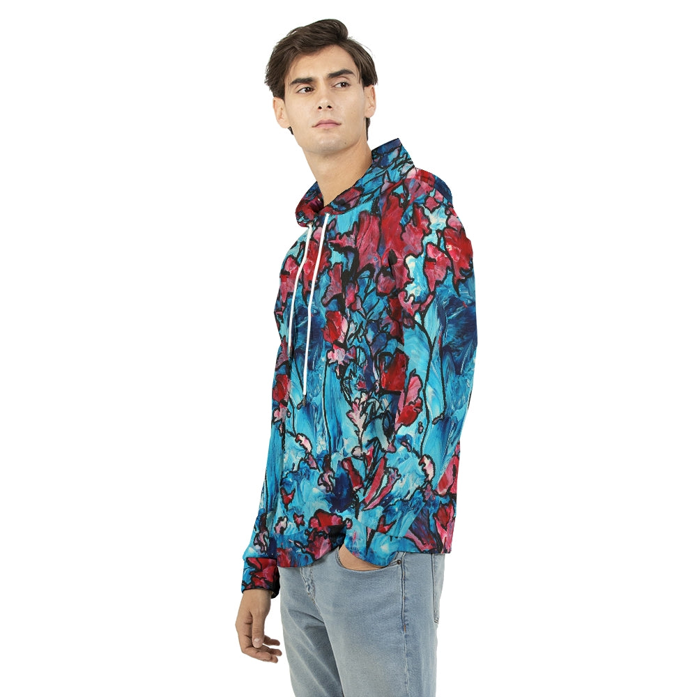 Roses Are Read Men's Hoodie