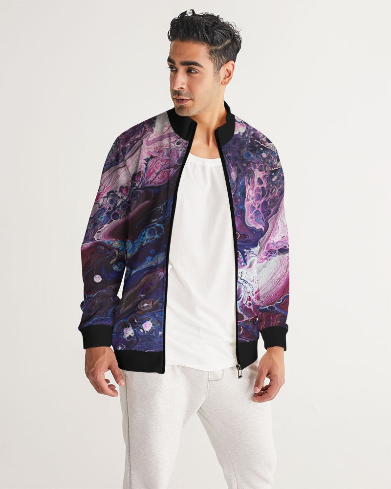 Lavender Retrograde Men's Track Jacket
