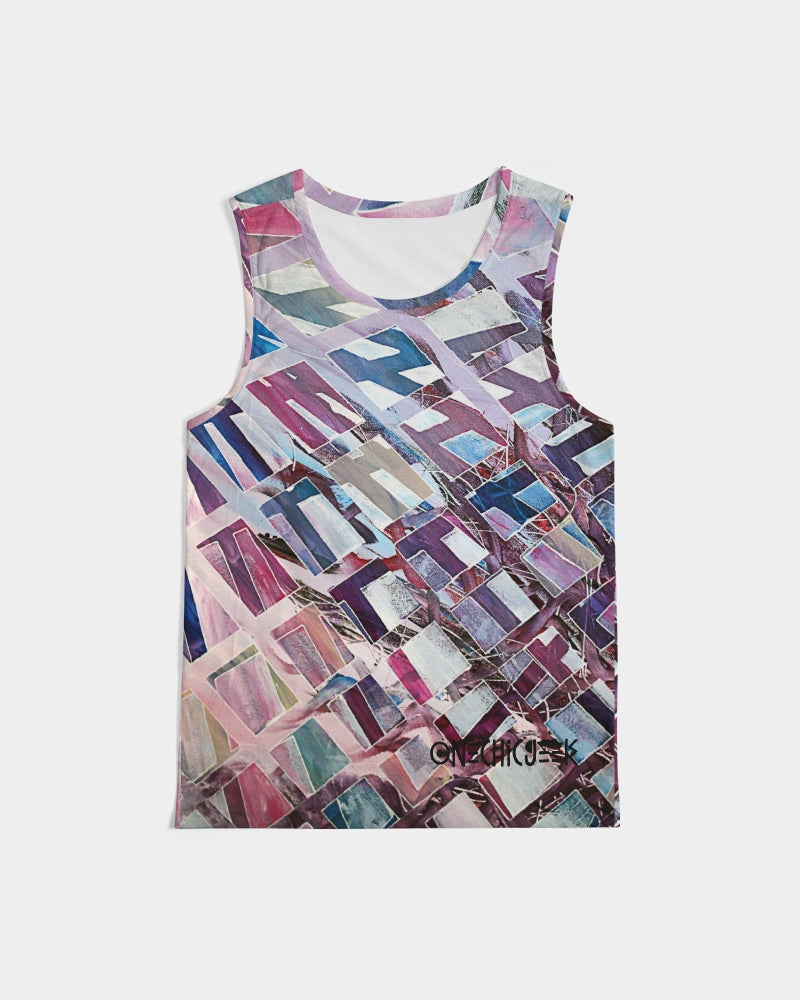 Grid Locked Men's Sports Tank