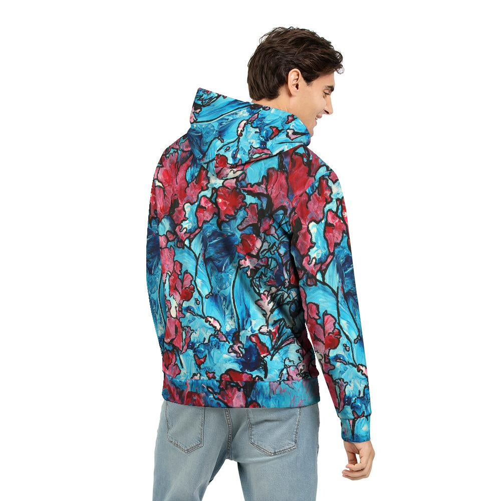 Roses Are Read Men's Hoodie