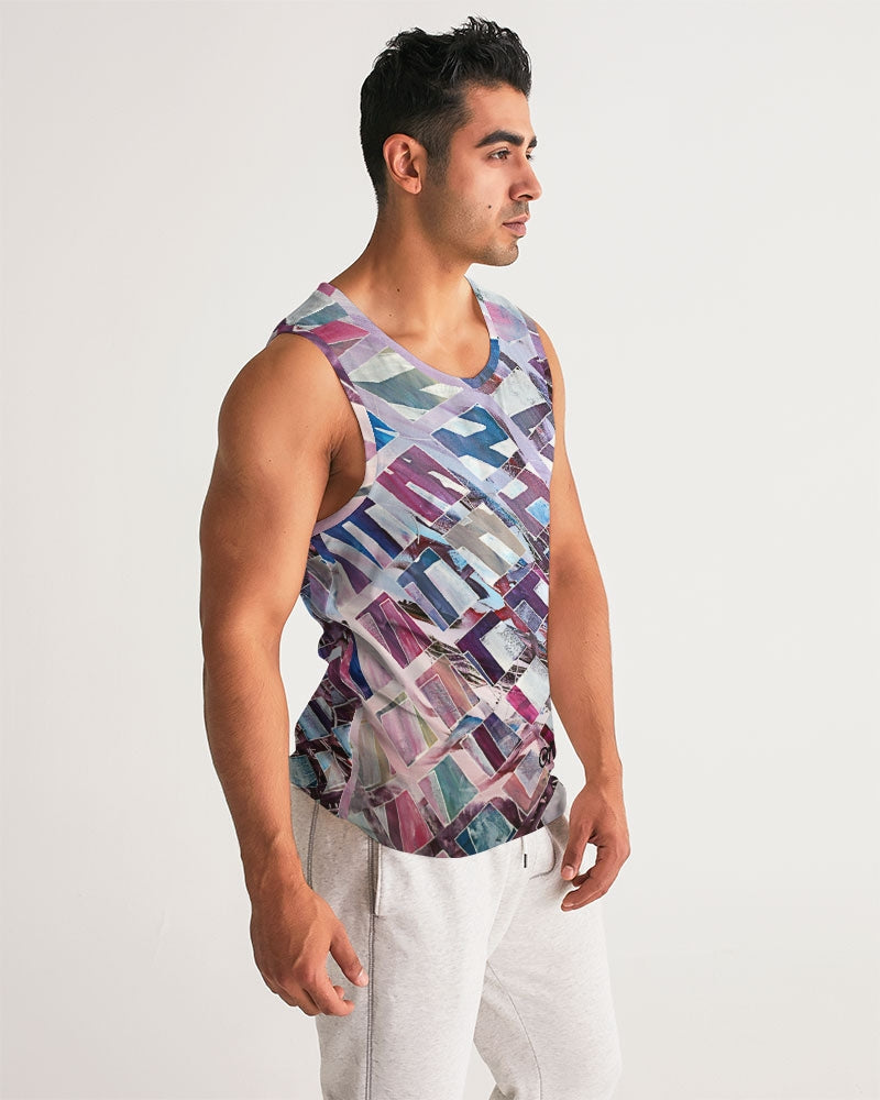 Grid Locked Men's Sports Tank