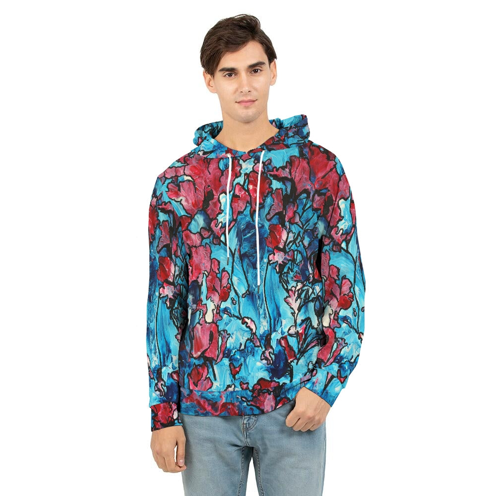 Roses Are Read Men's Hoodie