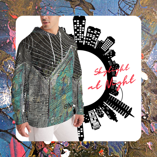 Skylight At Night  Men's Hoodie