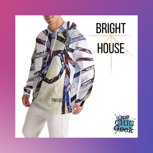 Bright House Night House Men's Hoodie